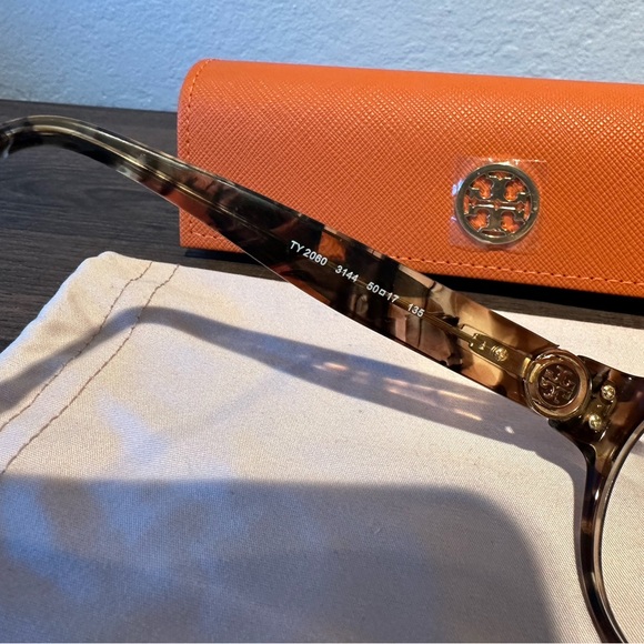 Tory Burch Tortoise Women's Eyeglasses 50mm Plastic Frame 0725125947428 TY2060 - Picture 4 of 6